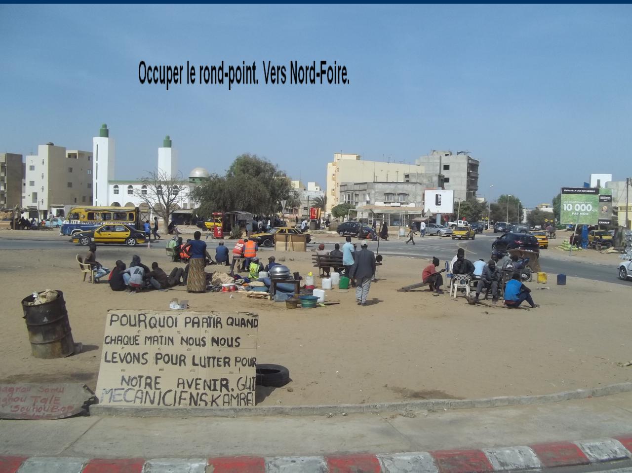 Occuper rond-point 001